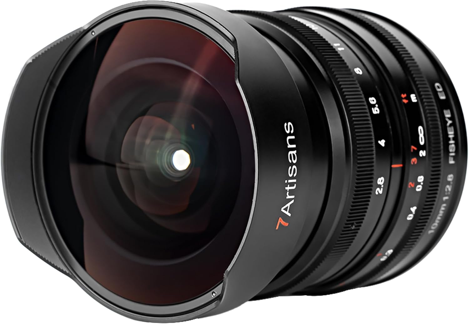 7artisans 0.394in F2.8 Full Frame Ultra Gran Angular Ojo de Pez Lente 178Manual Enfoque para Sony E-Mount cámaras sin espejo