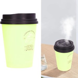 Mini humidificador, taza de café USB de 10.1 fl oz, humidificador de escritorio de apagado automático de bajo ruido, difusor de humidificador para Mini humidificador, taza de café USB de 10.1 fl oz, humidificador de escritorio de apagado automático de bajo ruido, difusor de humidificador para