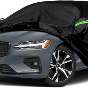Fundas impermeables para automóvil de repuesto para Volvo S60 2010-2023, 6 capas para todo tipo de clima, ajuste personalizado, con puerta con Fundas impermeables para automóvil de repuesto para Volvo S60 2010-2023, 6 capas para todo tipo de clima, ajuste personalizado, con puerta con