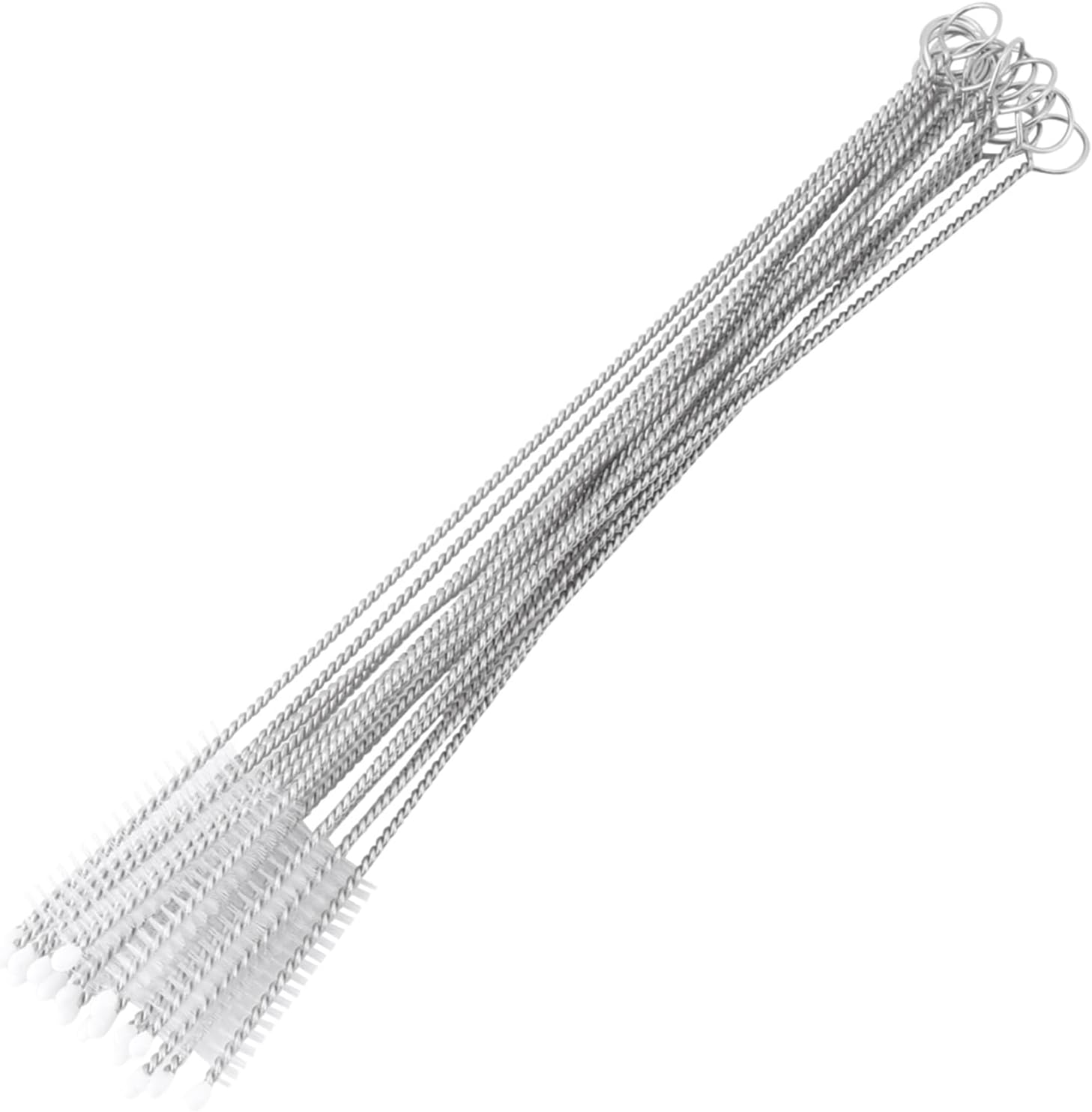 fosa Juego de cepillos de limpieza de botellas,20pcs cepillos de limpieza,Botella de alimentación de leche para bebés Taza de acero inoxidable
