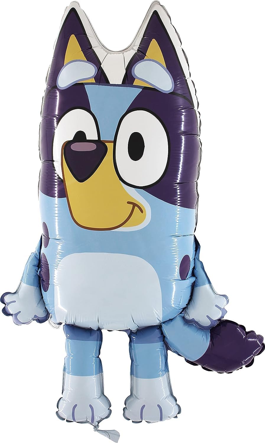 Toyland Paquete de globos de aluminio Bluey para cumpleaños, 1 personaje redondo, 1 forma grande de Bluey y 2 globos de cumpleaños de animales,