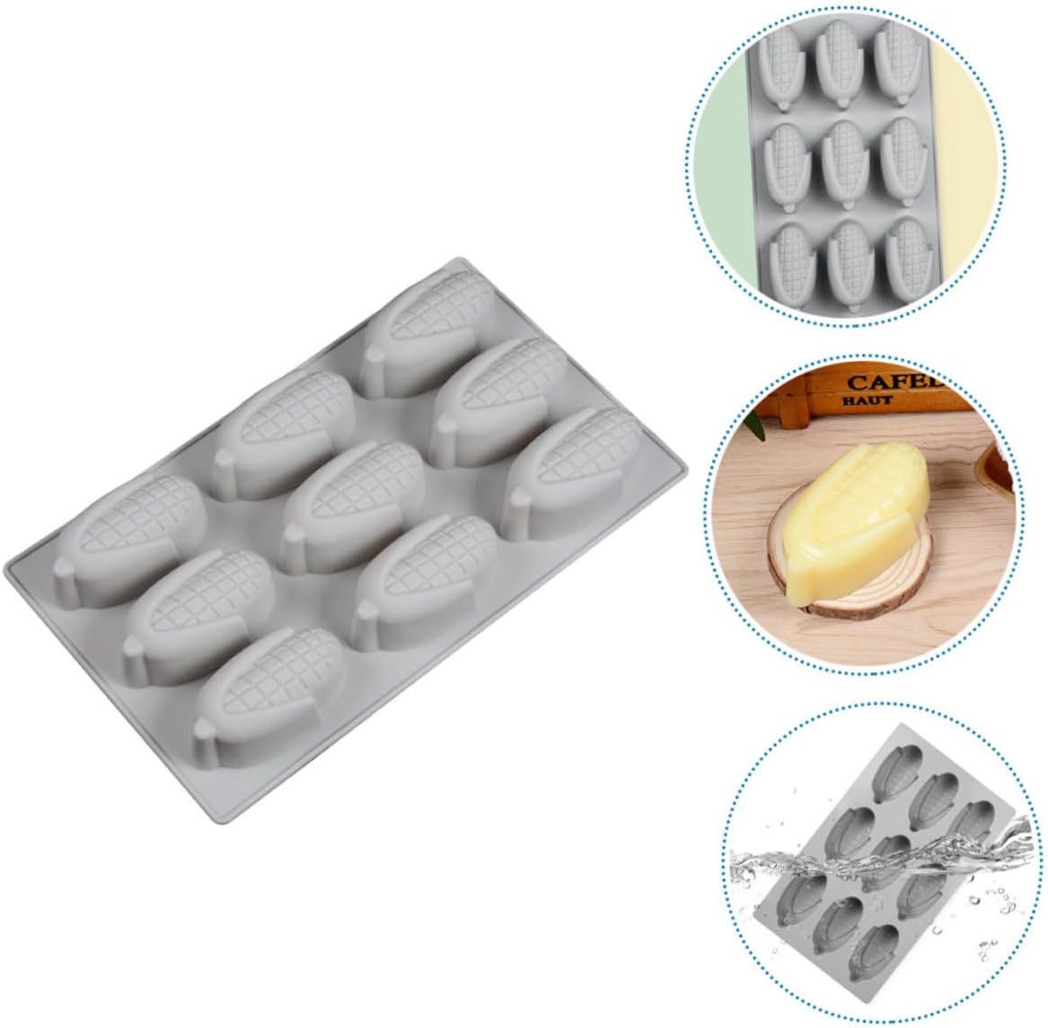 OKUMEYR Silicone Chocolate Mold Cookie Mold Molde De Para Resina Silicone Bread Pan Chocolate Making Mold Cute Baking Mold Silicone Baking Mold