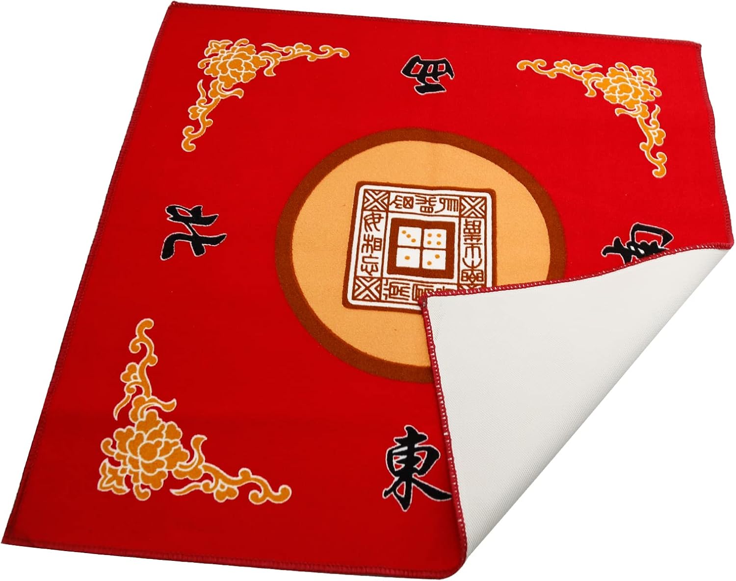 Mahjong Mat, cubierta antideslizante para mesa de reducción de ruido, tapete de mesa de Mahjong antideslizante con bolsa, para Mahjong Paigow Poker