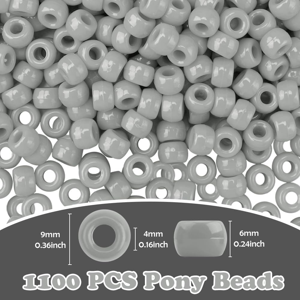 1100 cuentas de poni, kit de cuentas de pulsera de la amistad, cuentas para hacer joyas, cuentas para el cabello, cuentas para hacer pulseras,