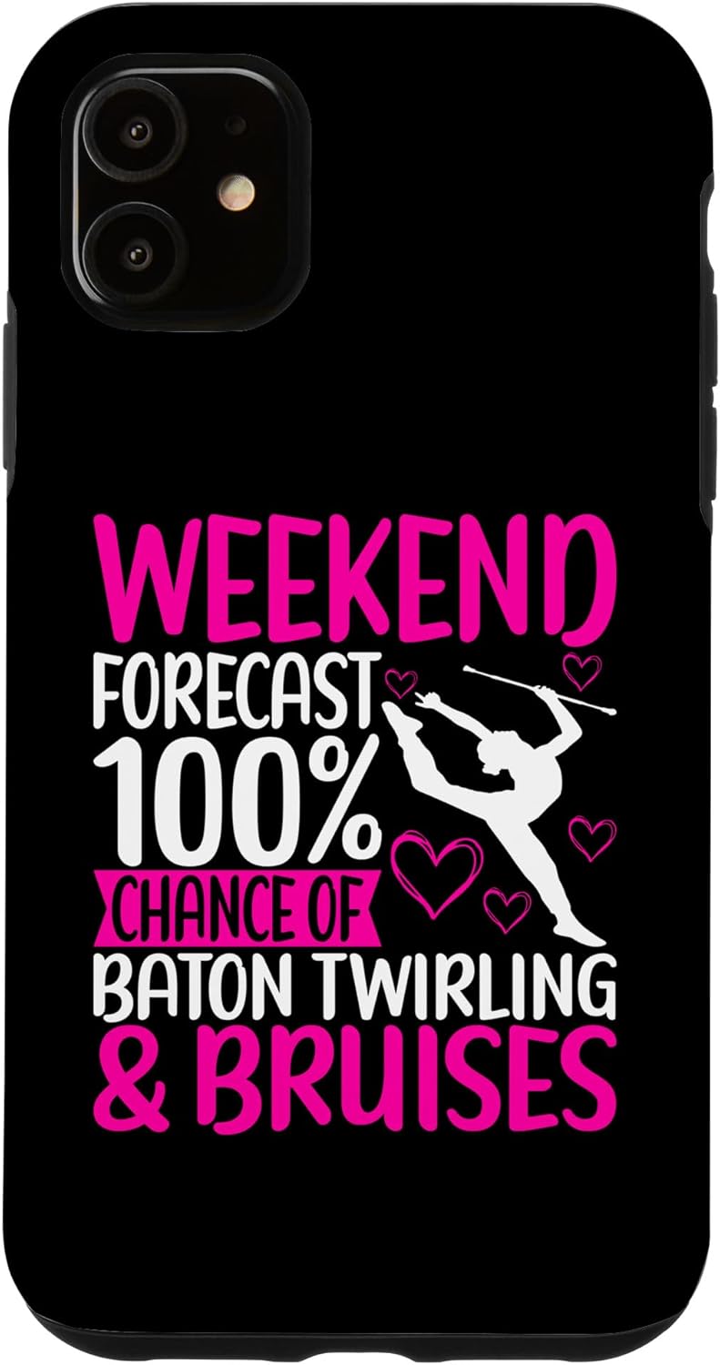 Funda para iPhone 11 Baton Twirling Outfit Majorette Baton Twirler