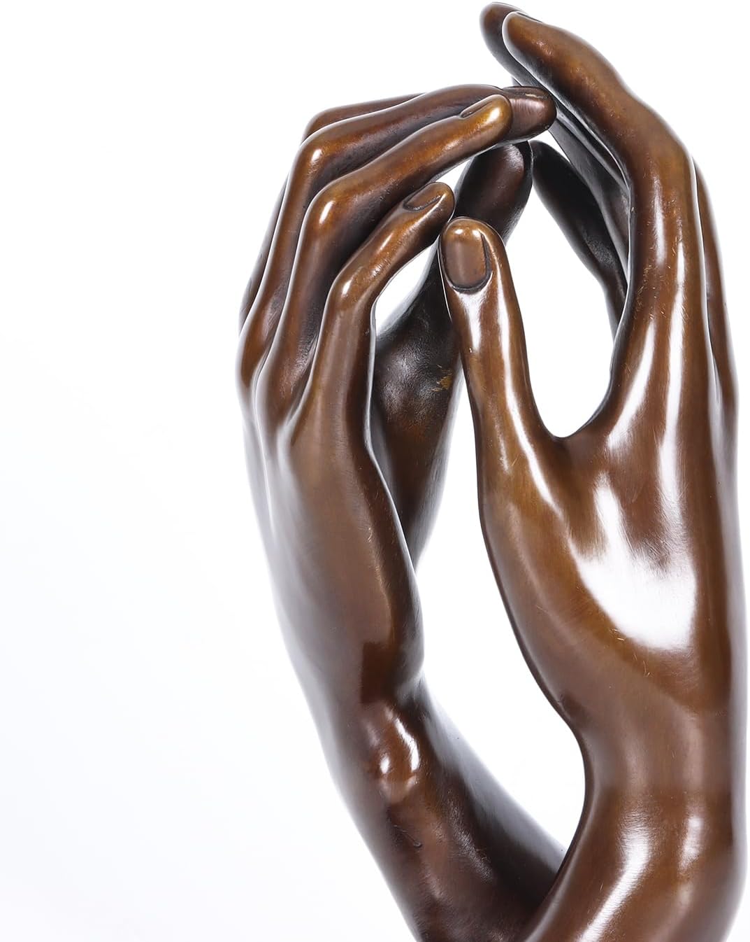 Bronce La Catedral Manos Estatua por Rodin Réplica Famosa Escultura 8.5″ H