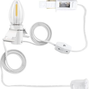 kzfuli Christmas Village – Luces LED moldeadas por soplado C7. 4.9 pies con fusible de interruptor, adecuadas para linternas de calabaza de kzfuli Christmas Village – Luces LED moldeadas por soplado C7. 4.9 pies con fusible de interruptor, adecuadas para linternas de calabaza de