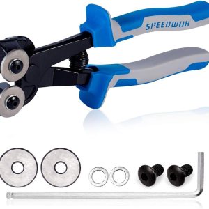 SPEEDWOX Alicate de azulejos de 8 pulgadas, ruedas de puntuación de carburo de tungsteno de alta resistencia, resistente con ruedas de corte de SPEEDWOX Alicate de azulejos de 8 pulgadas, ruedas de puntuación de carburo de tungsteno de alta resistencia, resistente con ruedas de corte de