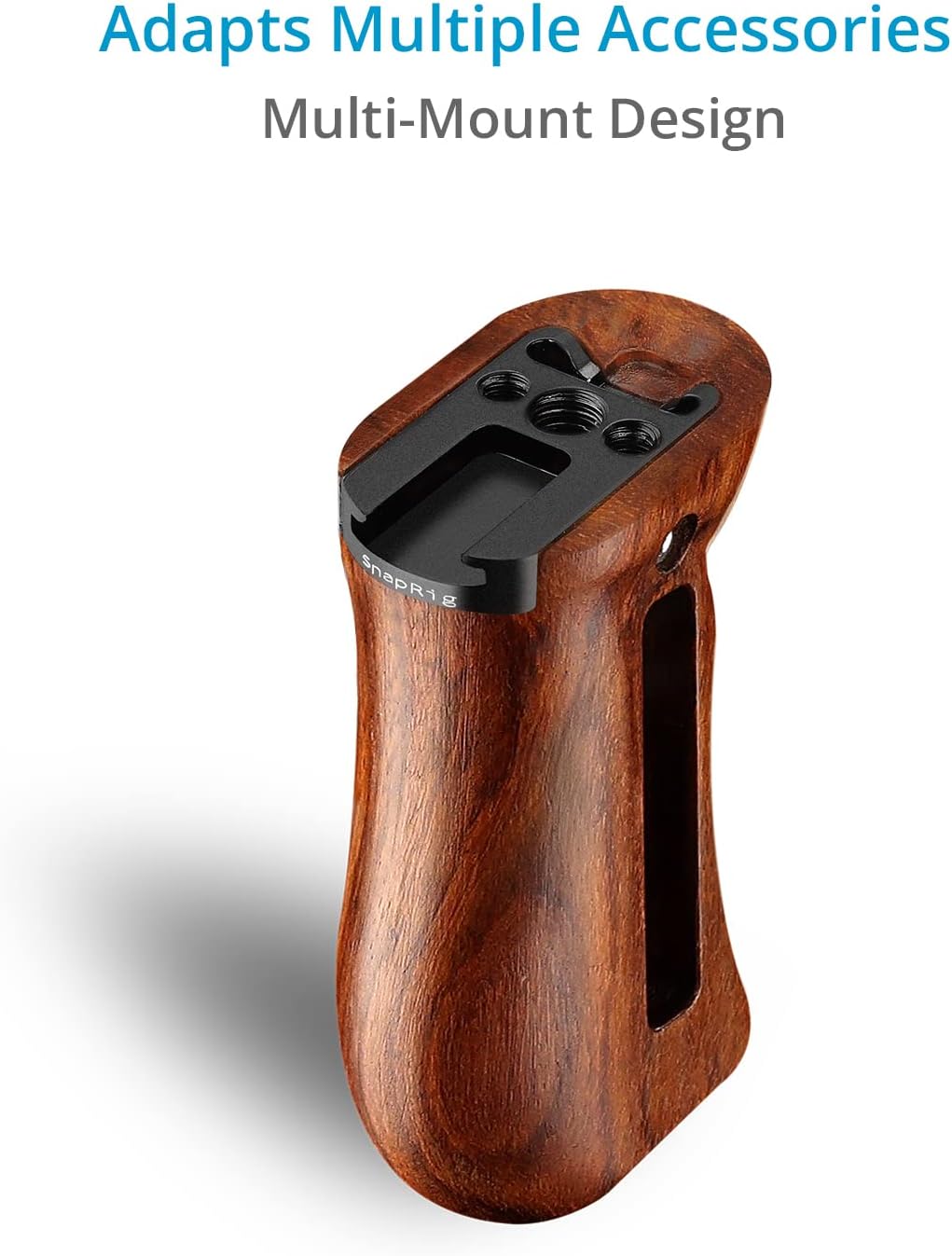 Proaim SnapRig – Mango lateral universal de madera (montaje de 14 de pulgada a 20) para cámara DSLR de tamaño pequeño a mediano  Diseño ajustable