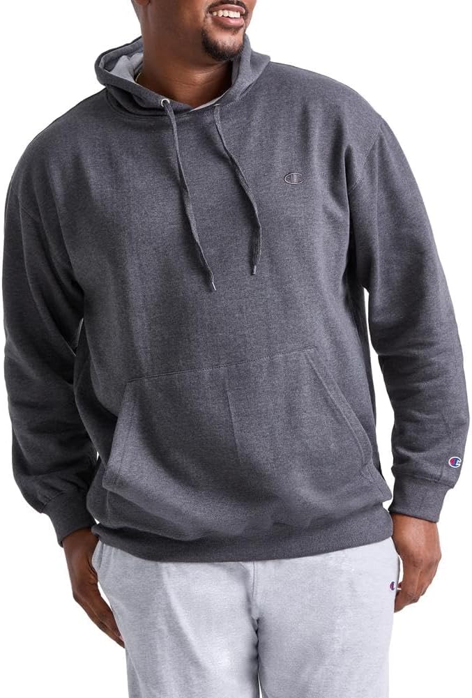 Champion, Powerblend, sudadera con capucha cómoda de forro polar, sudadera para hombre (regular o grande y alto)