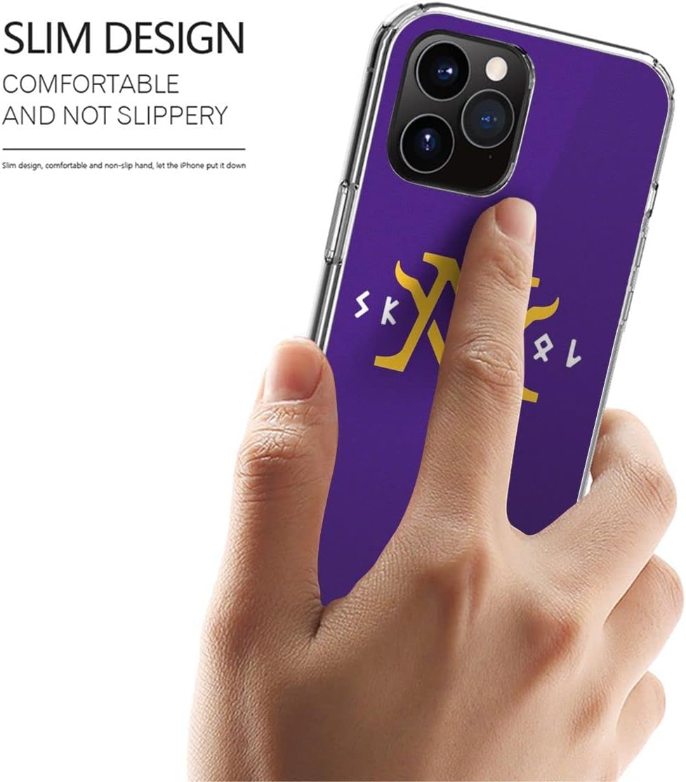 Funda de teléfono Vikings Protect Skol TPU diseño a prueba de golpes, accesorios compatibles con iPhone 15 14 Pro Max 13 12 11 X Xs Xr 8 7 6 6s Mini