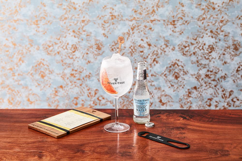 Fever-Tree – Agua tónica refrescante, ligera, 4,8 L (paquete de 24)