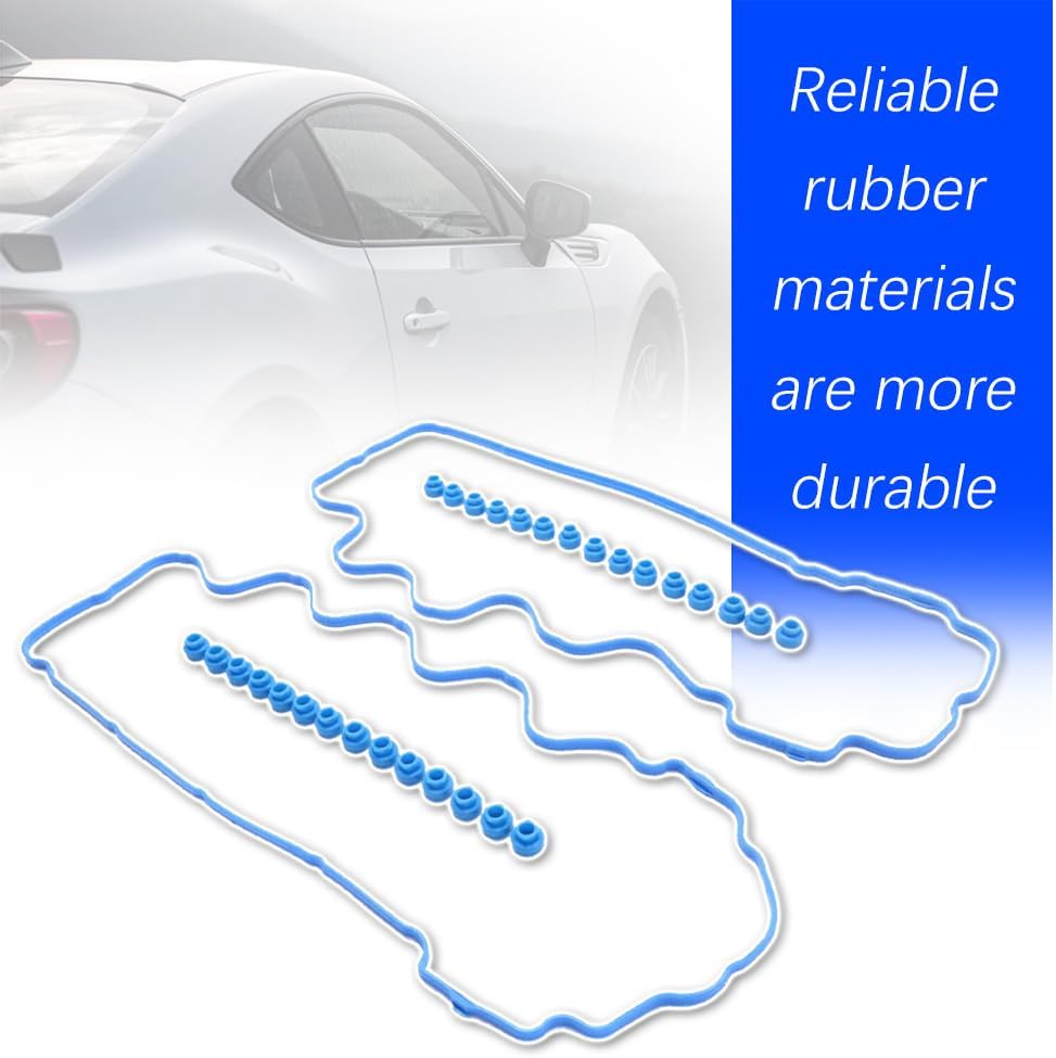 Juego de juntas de tapa de válvula de cabeza del motor, junta de válvula con 29 ojales compatibles con Ford Expedition Explorer F150 F250 F350, para
