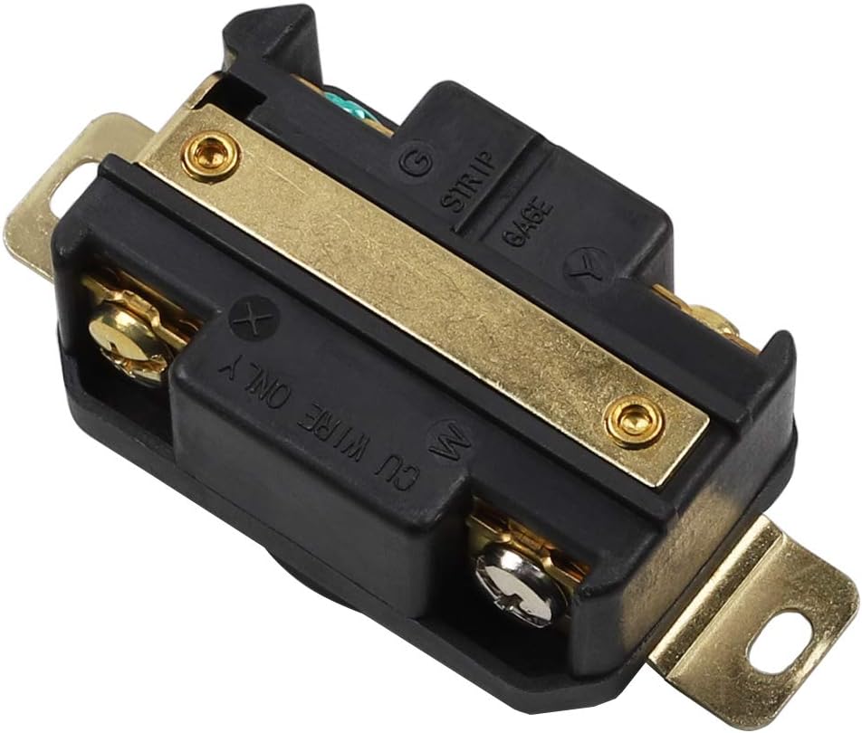 Nema L14-30R 30A 125250V 3 polos 4 cables Conector de receptáculo hembra de bloqueo de grado industrial, bloqueo de giro industrial L14-30
