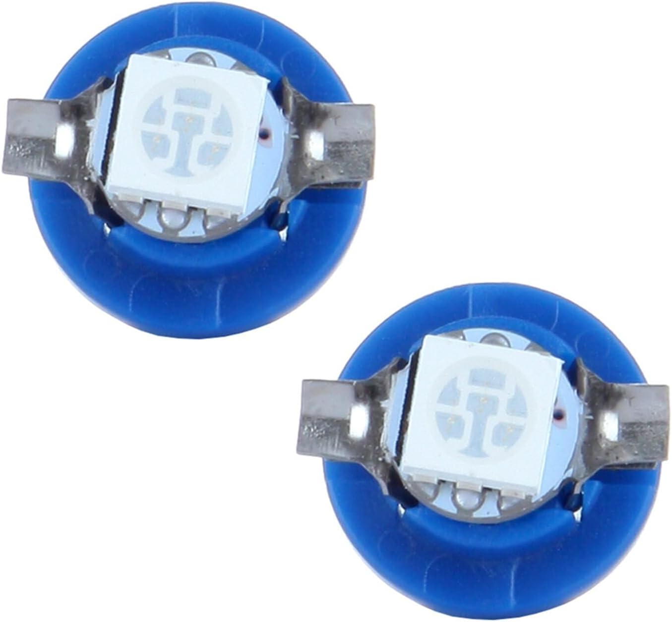 cciyu 20x B8.5D 1SMD 5050 coche azul LED instrumento indicador luz C5W lado interior bombilla