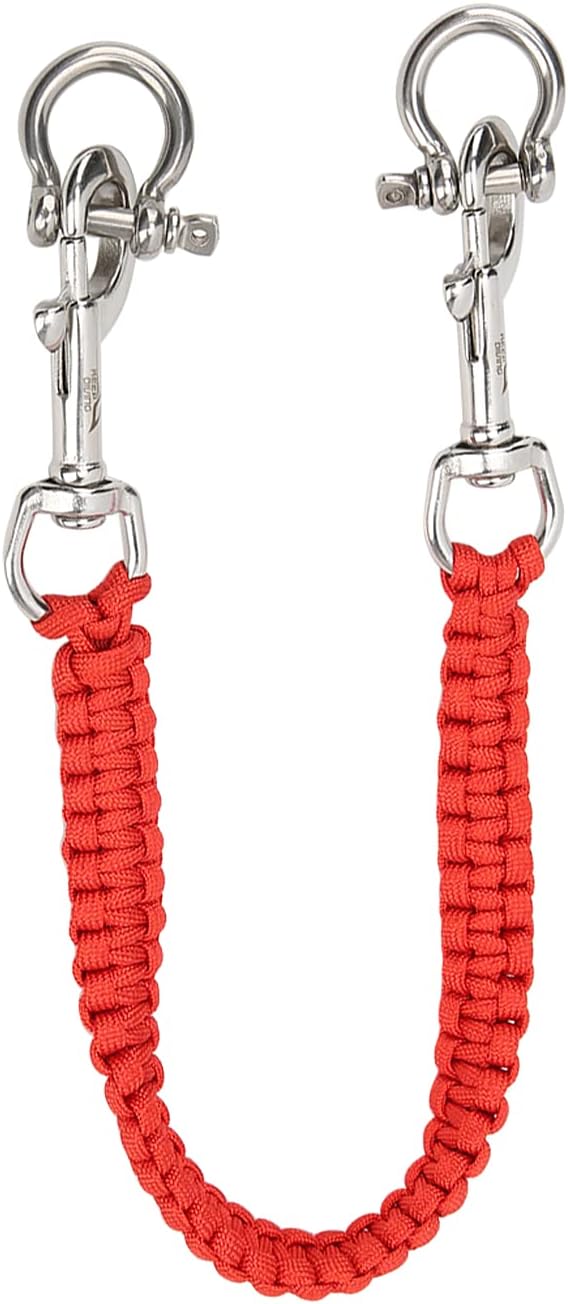 VGEBY Cordón para cámara de buceo, 360 grados retráctil flexible de rotación de la cámara de la vivienda de llevar el cordón de buceo Accesorios de
