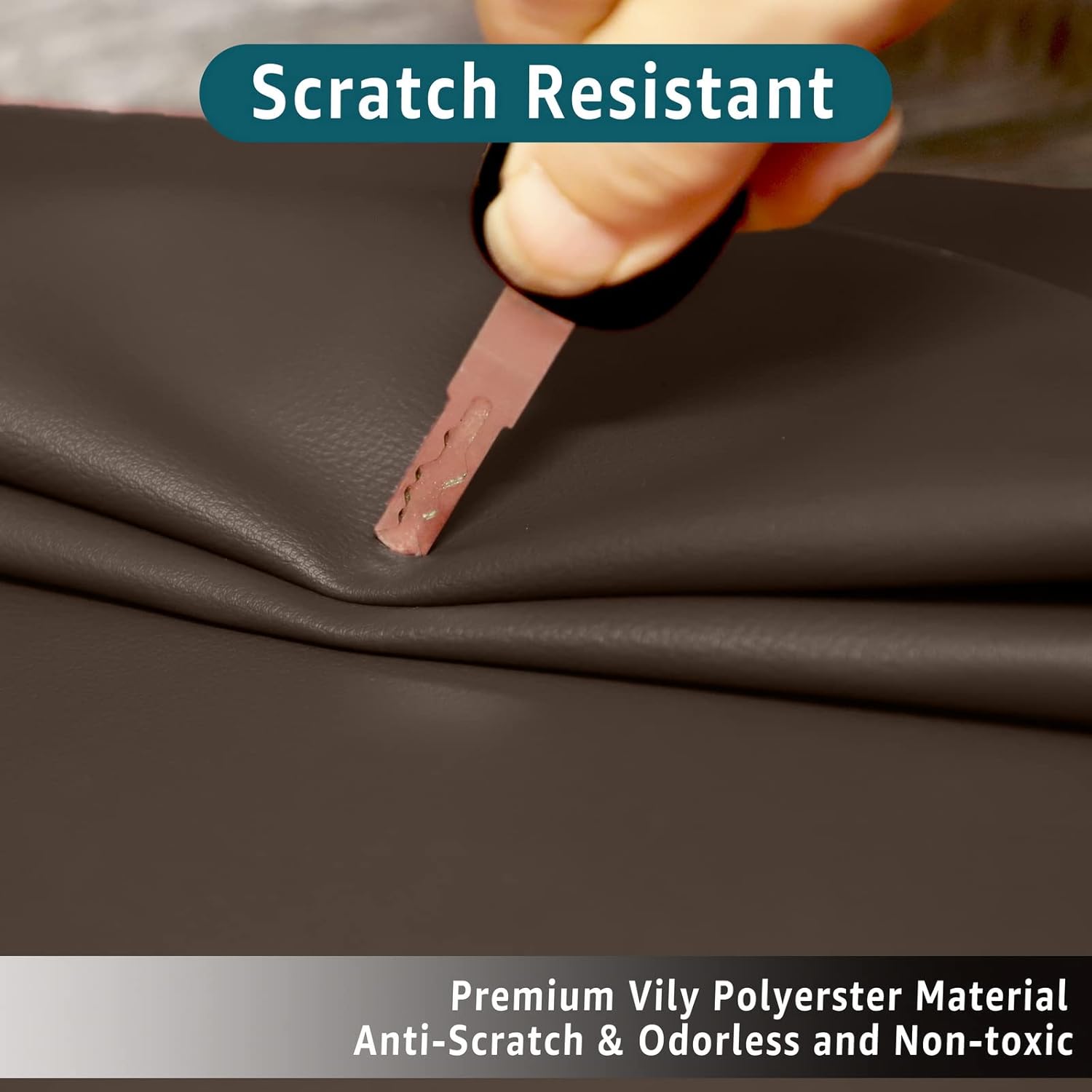 AmazeCov Funda de reposacabezas prémium para silla reclinable, protector de reposacabezas reclinable de piel sintética ignífuga, resistente al