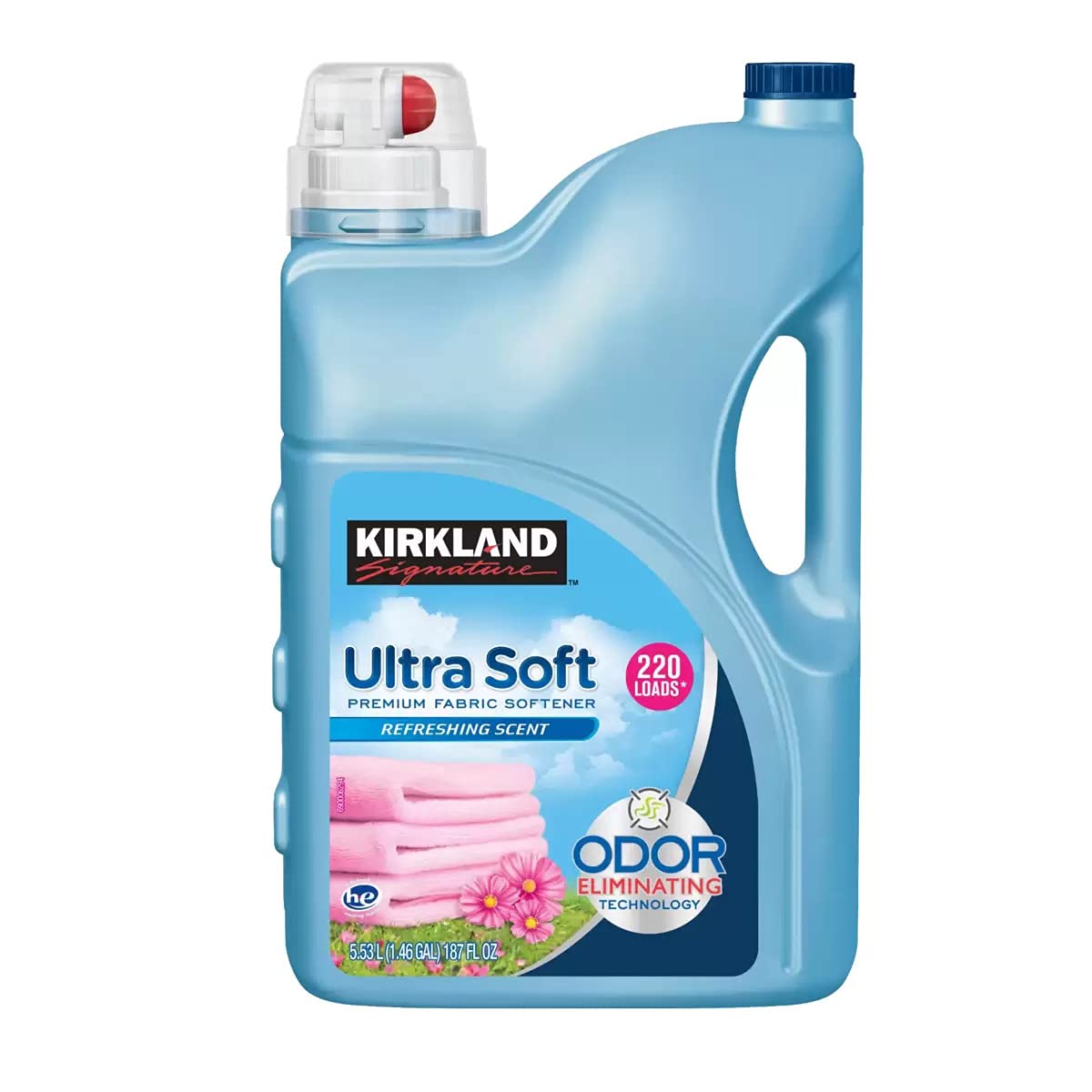 Kirkland Signature Suavizante líquido para telas 187 onzas líquidas