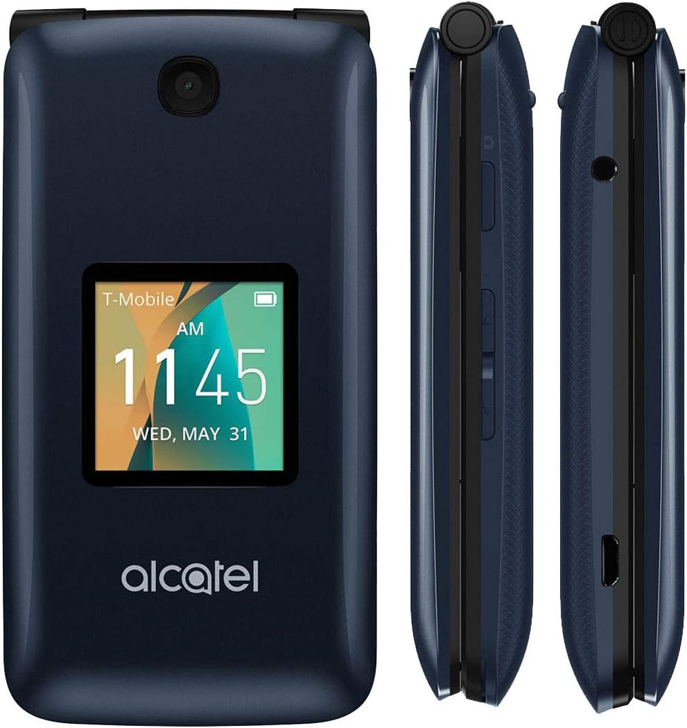 Alcatel Go Flip 4GB 4044W Azul – T-Mobile (renovado)