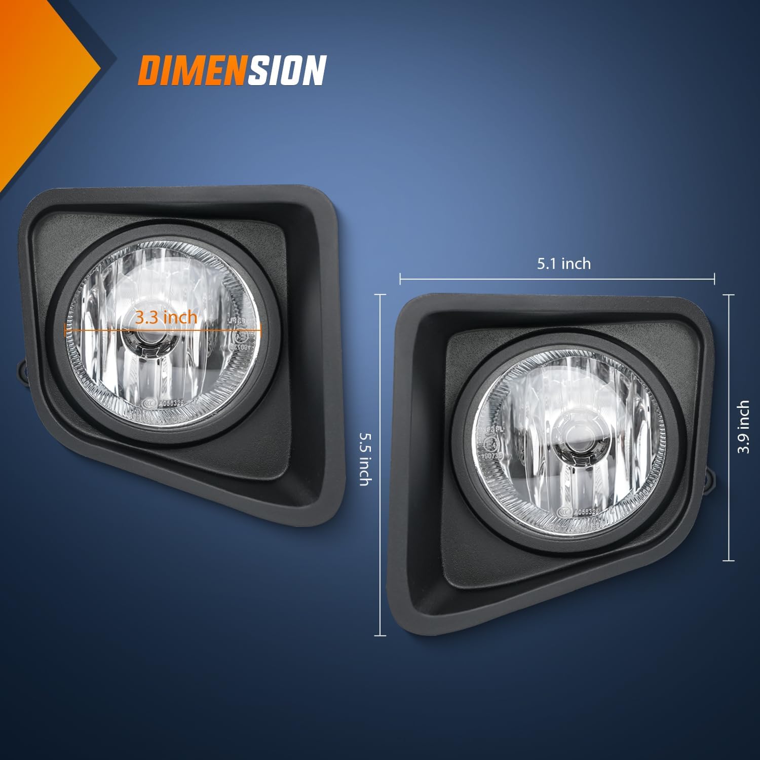 Nilight Conjunto de luces antiniebla compatible con Toyota Tundra 2014, 2015, 2016, 2017, 2018, 2019, 2020, 2021, repuesto de luz antiniebla