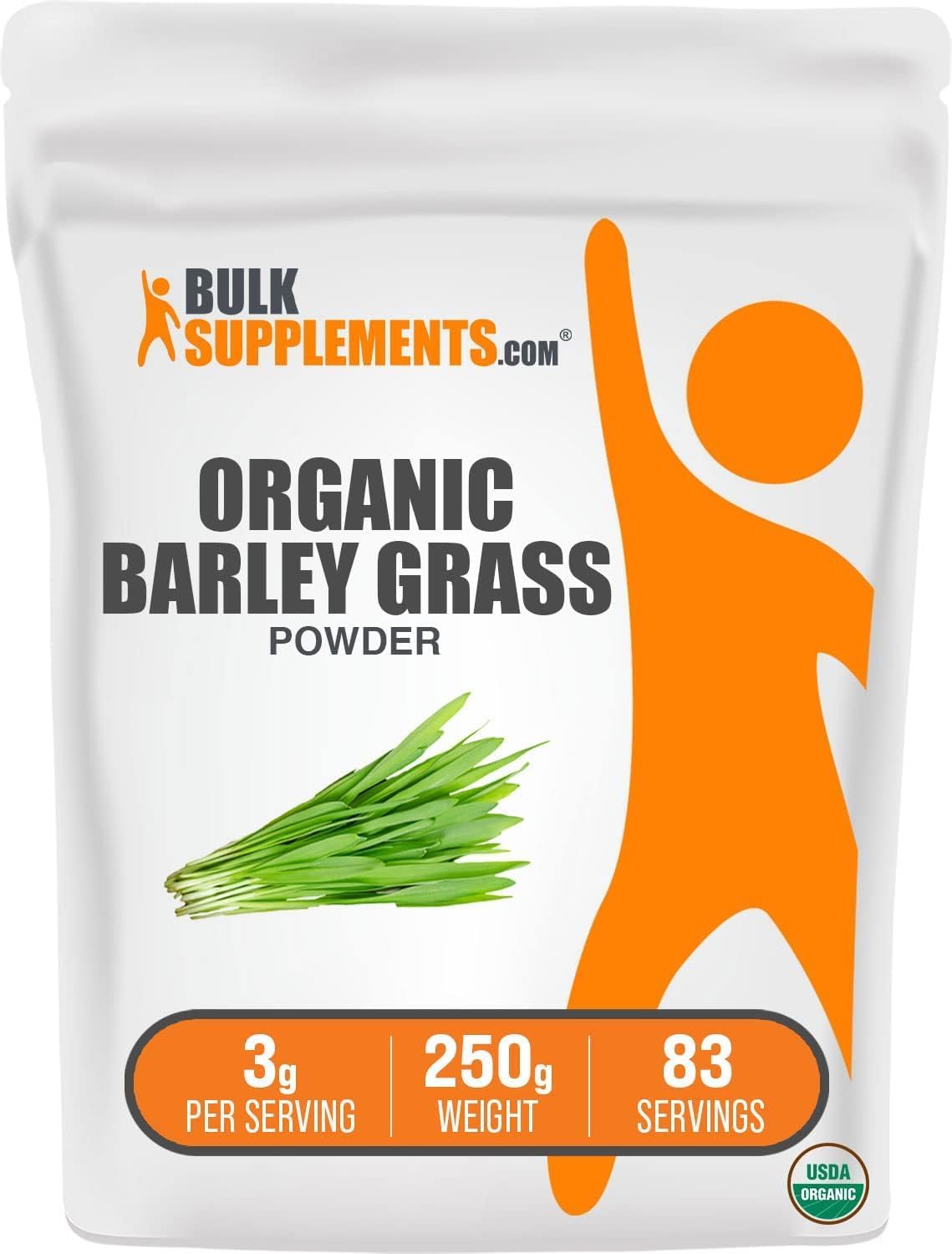 BULKSUPPLEMENTS.COM Polvo de hierba de cebada orgánica, polvo de cebada, polvo de superalimento verde, polvo de hierba de cebada orgánica, polvo
