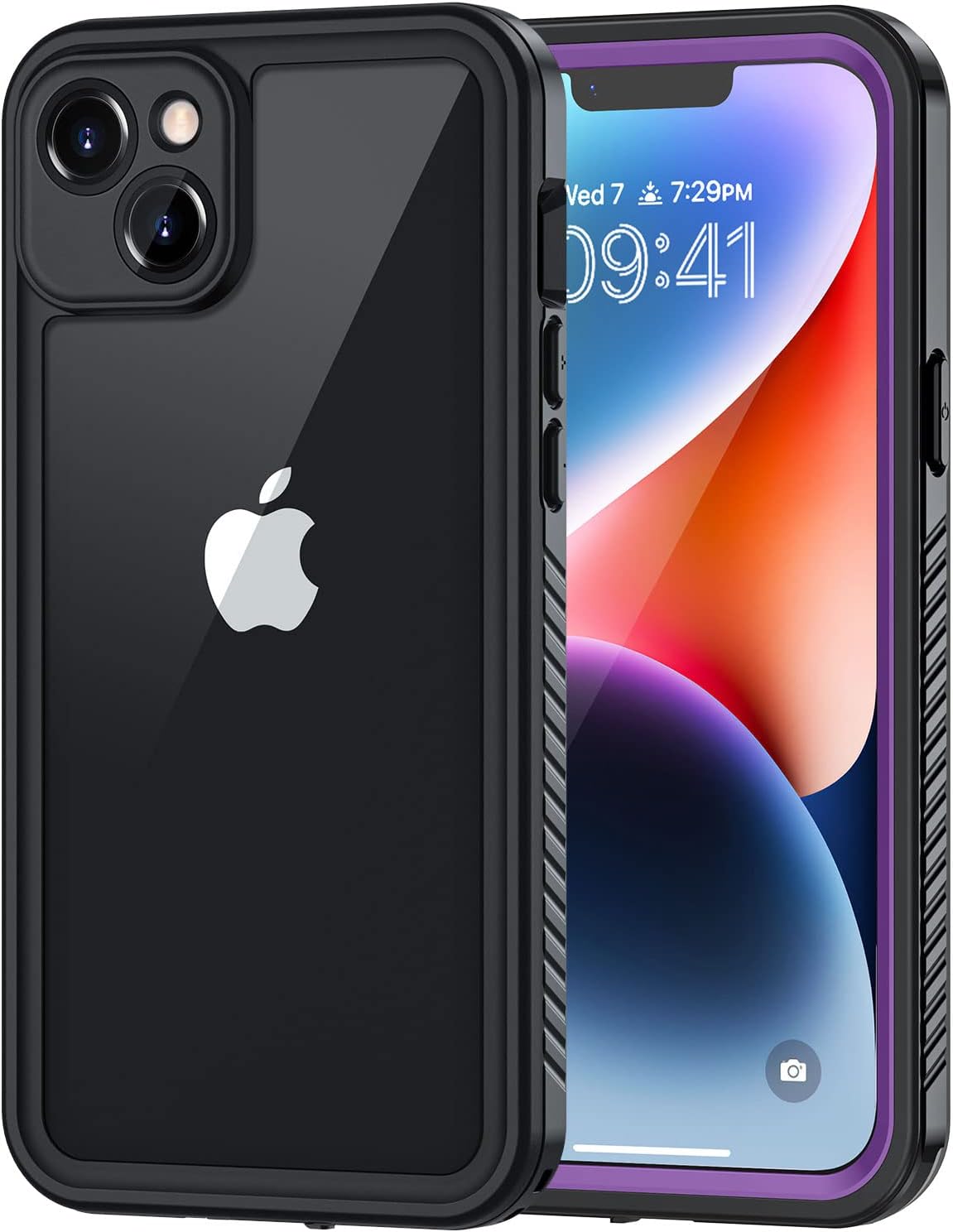 Lanhiem for iPhone 14 Case, IP68 Waterproof Dustproof Shockproof 14 Case with Built-in Screen Protector, Full Body Sealed Protective Front and Back