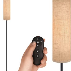 Lámpara de pie para dormitorio, sala de estar, oficina, con control remoto, moderna sala de estar, LED, temperatura de 4 colores y atenuador Lámpara de pie para dormitorio, sala de estar, oficina, con control remoto, moderna sala de estar, LED, temperatura de 4 colores y atenuador
