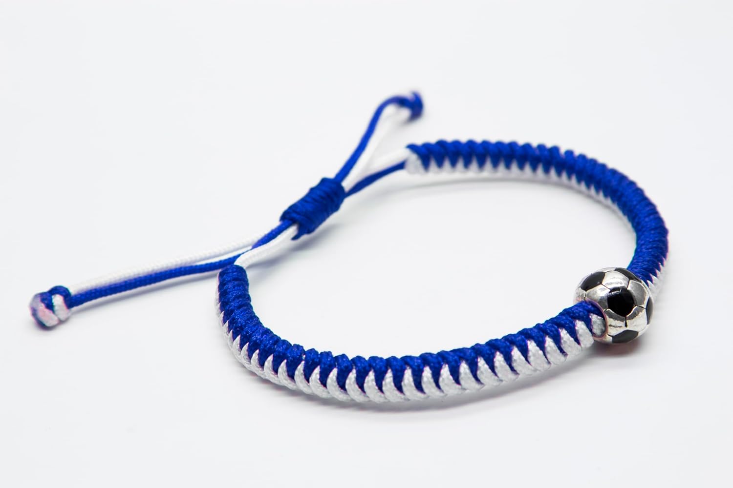 MANYC Soccer Bracelets for Men Women and Kids – Stylish Accessories for Soccer Fans Team Spirit Gifts For boys Girls 8-12 and Game Decor (Blue 2PCS)