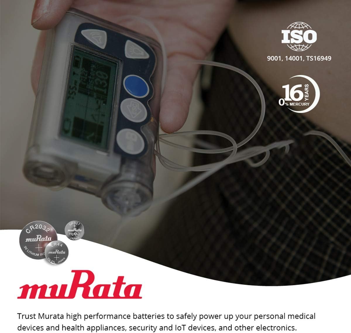 Murata Batería LR41 AG3 392A 1.55V Pila de Botón Alcalina (20 Baterías)