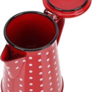 Cabilock Cafetera Expresso con mango de esmalte para cafetera expreso, hervidor de cerámica, jarras para beber, café camping Cabilock Cafetera Expresso con mango de esmalte para cafetera expreso, hervidor de cerámica, jarras para beber, café camping