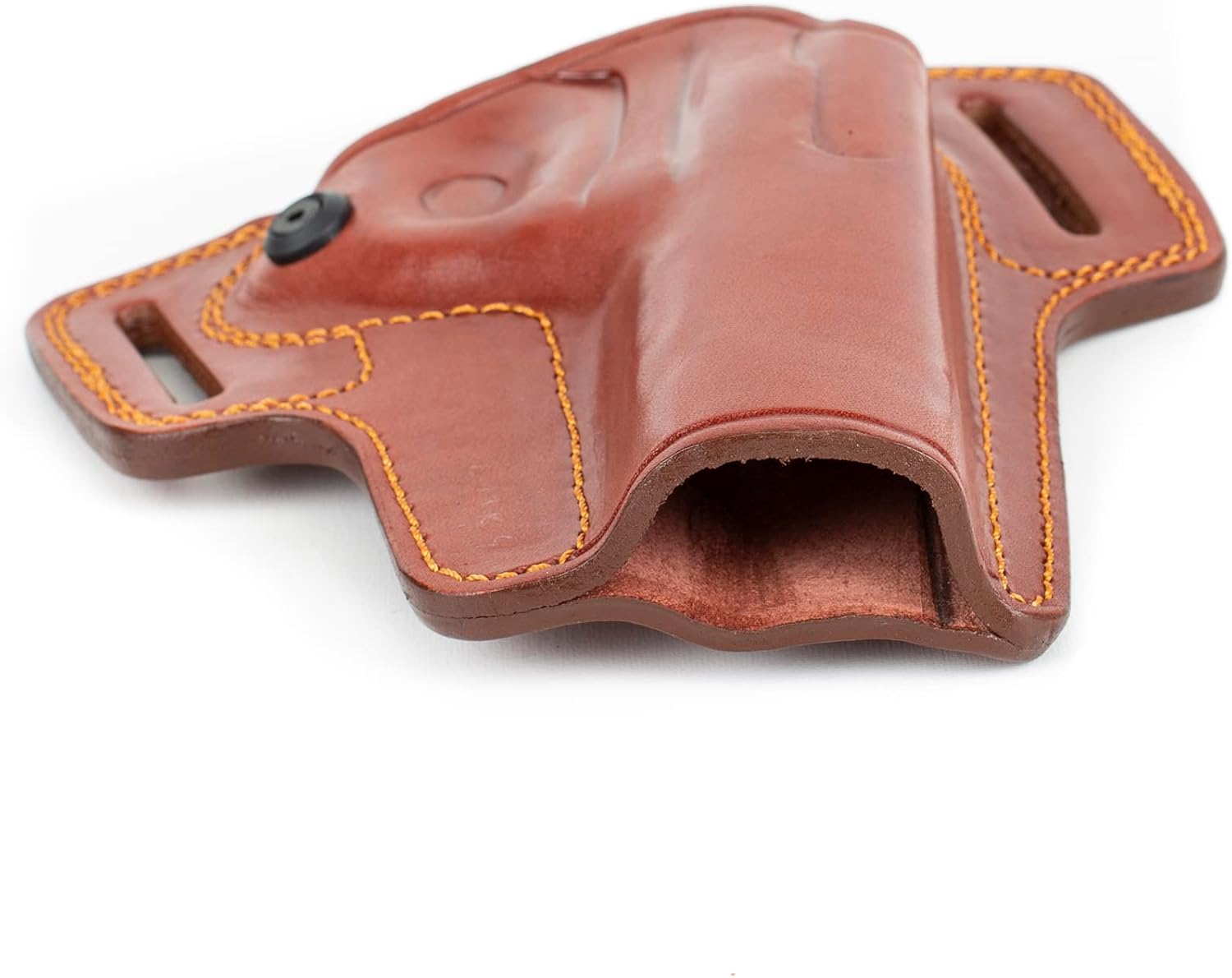 Para Ruger Mark IV Lite 2245 Combat Master Owb Funda de cuero para pistola de cinturón