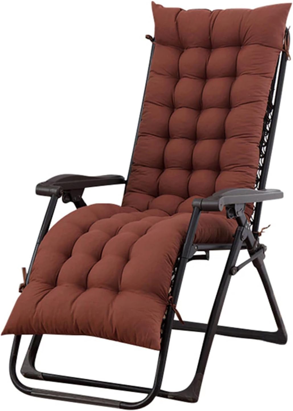 Cojín para silla de patio de 50 pulgadas, cojín acolchado más grueso para tumbona, columpio para silla de gravedad cero para exterior, interior,