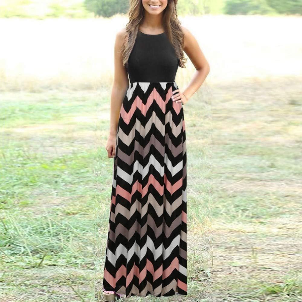 Vestidos de verano para mujer, vestidos de cóctel para mujer, vestido de playa, casual, holgado, con vuelo, vestido de fiesta, maxi vestido