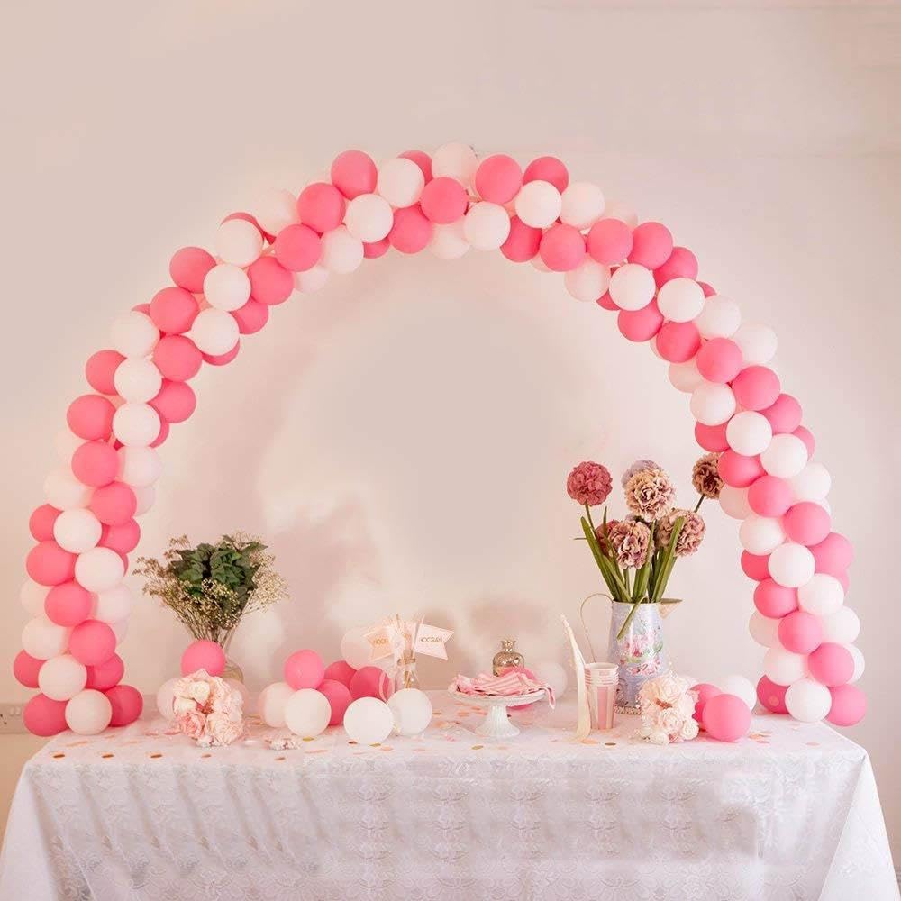 Efavormart – Kit de soporte de arco de globos ajustable de 12 pies, soporta hasta 100-120 globos