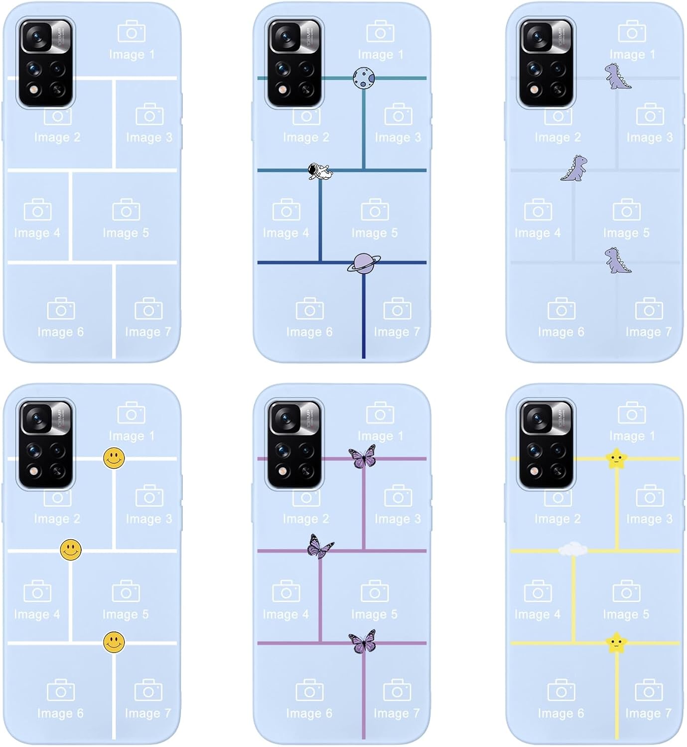 Eouine Funda de teléfono personalizada para Xiaomi Redmi Note 11 Pro (4G5G) 2022 (6.67 pulgadas)  Fundas de teléfono con imagen personalizable,
