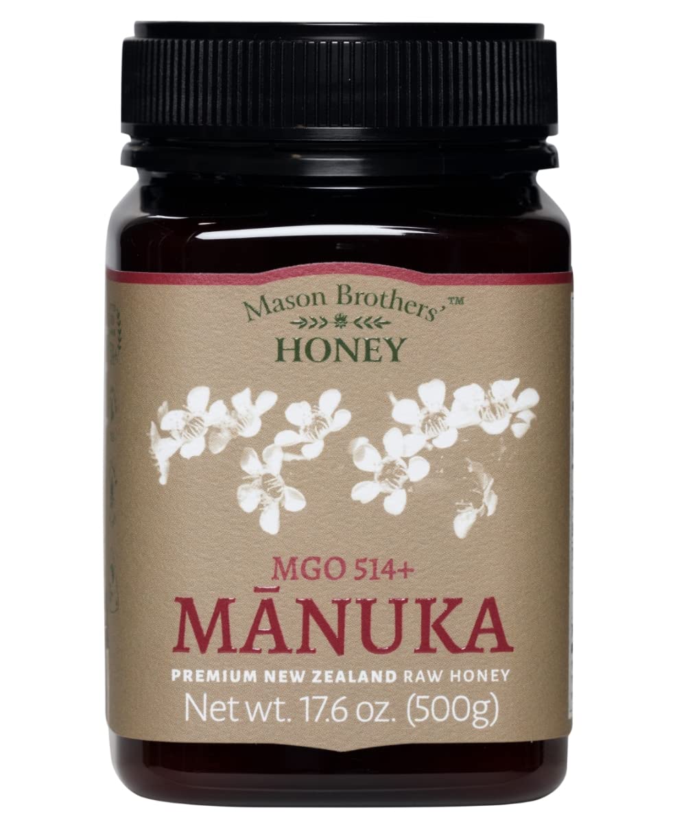 Mason Brothers’ Raw Manuka Honey MGO 263+ MG 514+  Miel de Nueva Zelanda, certificado MGO2x 17.6oz