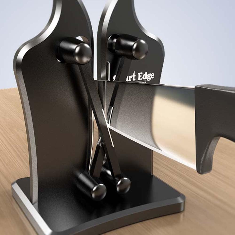 SMART EDGE Afilador de cuchillos de ultra precisión, rectificado de acción de resorte con carburo de tungsteno para una restauración y mejora