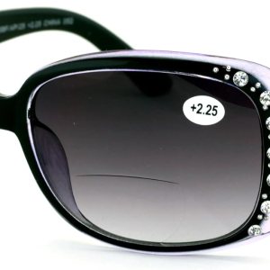 V.W.E. Gafas de sol de lectura bifocales de gran tamaño para mujer, lentes de lectura vintage para exteriores V.W.E. Gafas de sol de lectura bifocales de gran tamaño para mujer, lentes de lectura vintage para exteriores