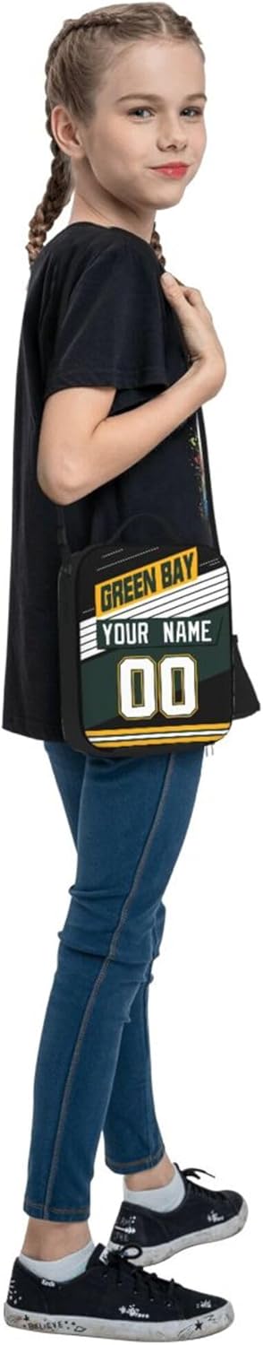 KREDE Green Bay – Bolsa de almuerzo personalizada para hombres y mujeres, regalos