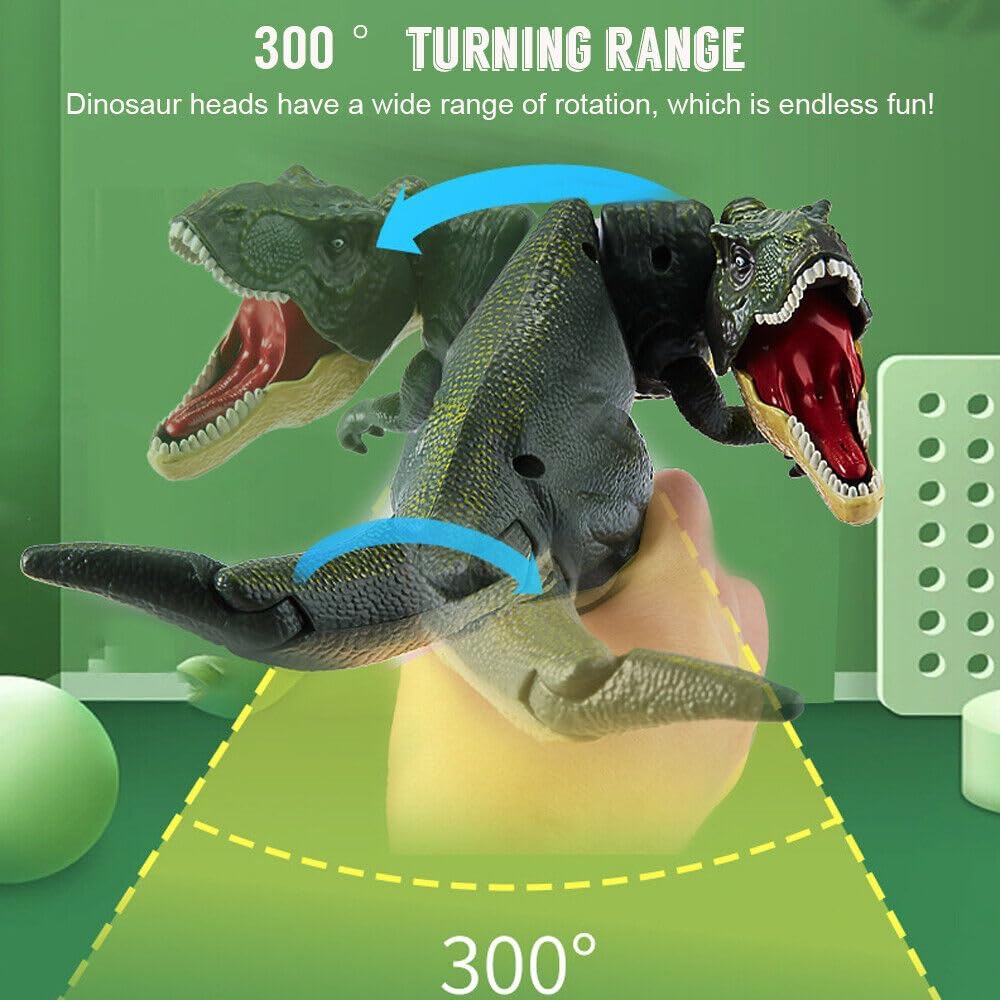 Divertidos juguetes de dinosaurio 2023, activa el juego con sonido de rugido, efectos de luz y diversión de dinosaurio Chomper, un novedoso regalo