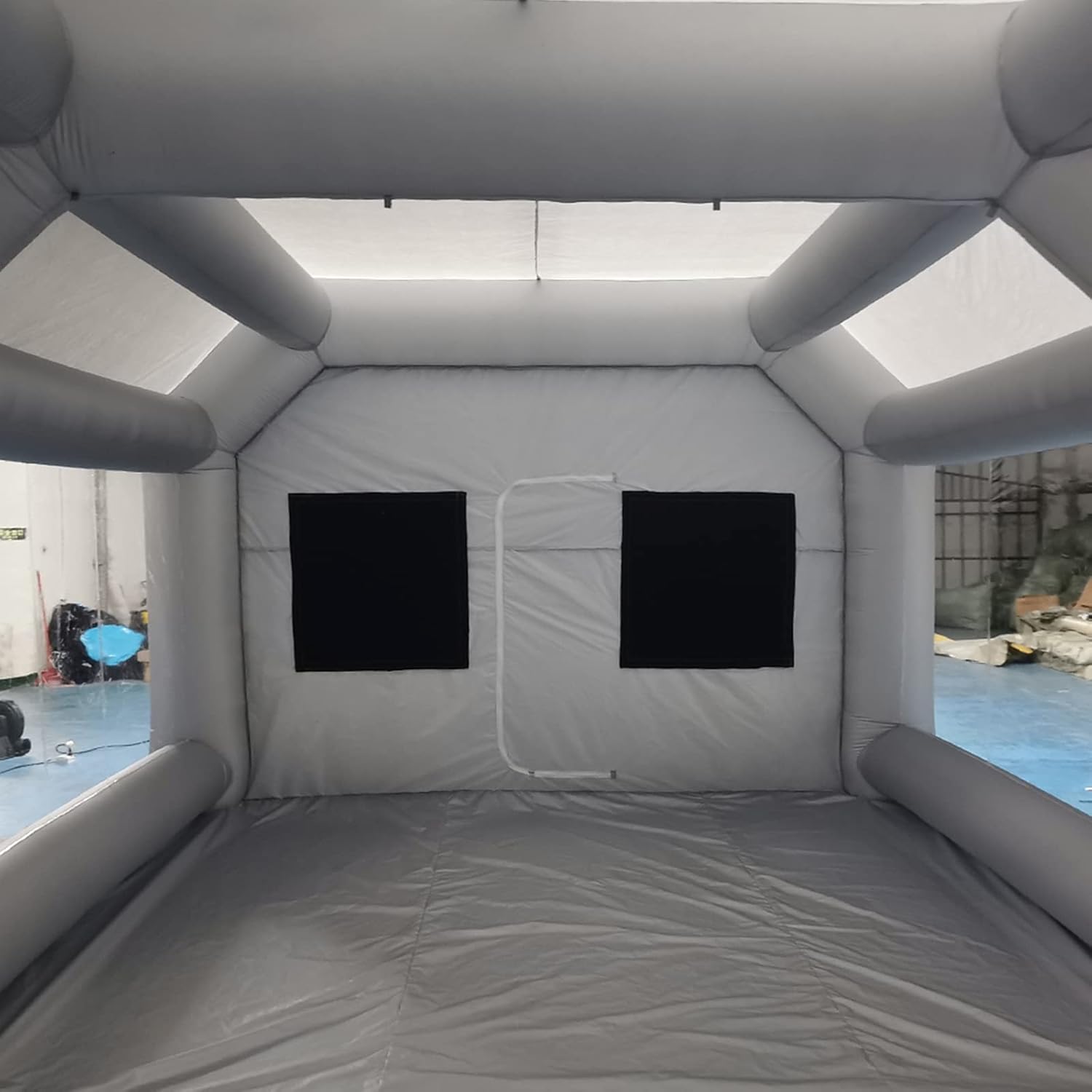 Cabina de pulverización inflable de 20 x 10 x 8 pies, cabina de pintura en aerosol inflable con sistema de filtro de aire para autos, pintura,