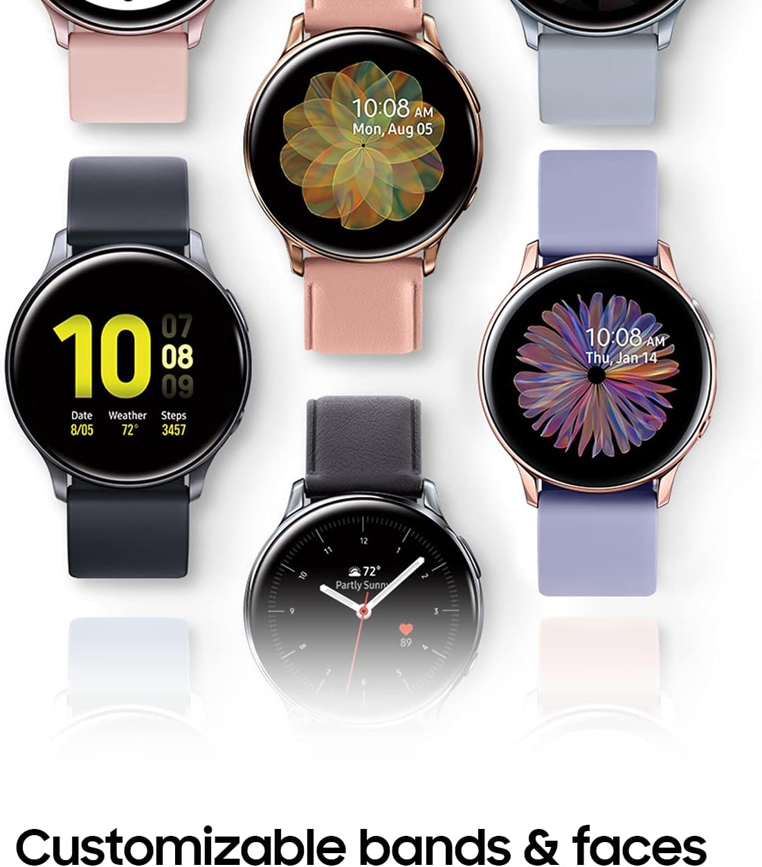 Samsung Reloj Galaxy (1.654 in, GPS, Bluetooth, LTE desbloqueado) – Oro rosa (versión de EE. UU.)