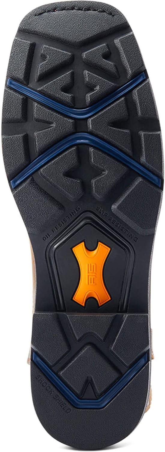 Ariat Sierra Shock Shield Patriot – Botas de trabajo con punta de acero para hombre