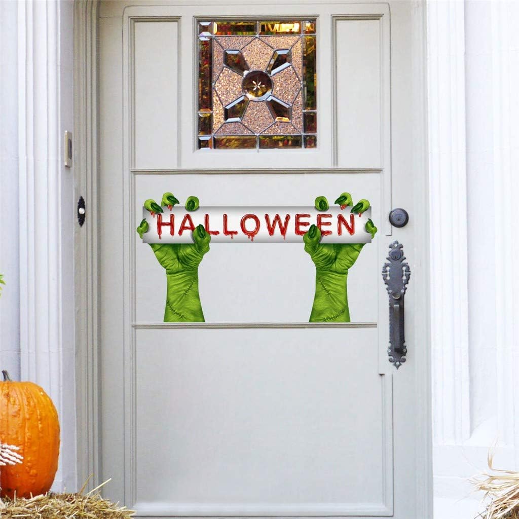 Calcomanías de pared de manos de fantasmas de Halloween, calcomanías de Halloween para ventana, calcomanías de manos fantasmas, calcomanías para