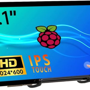 Monitor de pantalla táctil Raspberry Pi de 10.1 pulgadas, monitor de computadora HDMI 1024 × 600, monitor de computadora FHD IPS LCD para Raspberry Monitor de pantalla táctil Raspberry Pi de 10.1 pulgadas, monitor de computadora HDMI 1024 × 600, monitor de computadora FHD IPS LCD para Raspberry