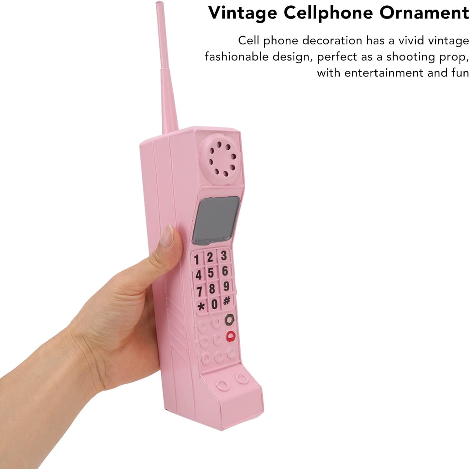 HYWHUYANG Modelo de teléfono móvil de ladrillo, modelo retro de teléfono celular, adorno antiguo de modelo de teléfono celular, modelo vintage de