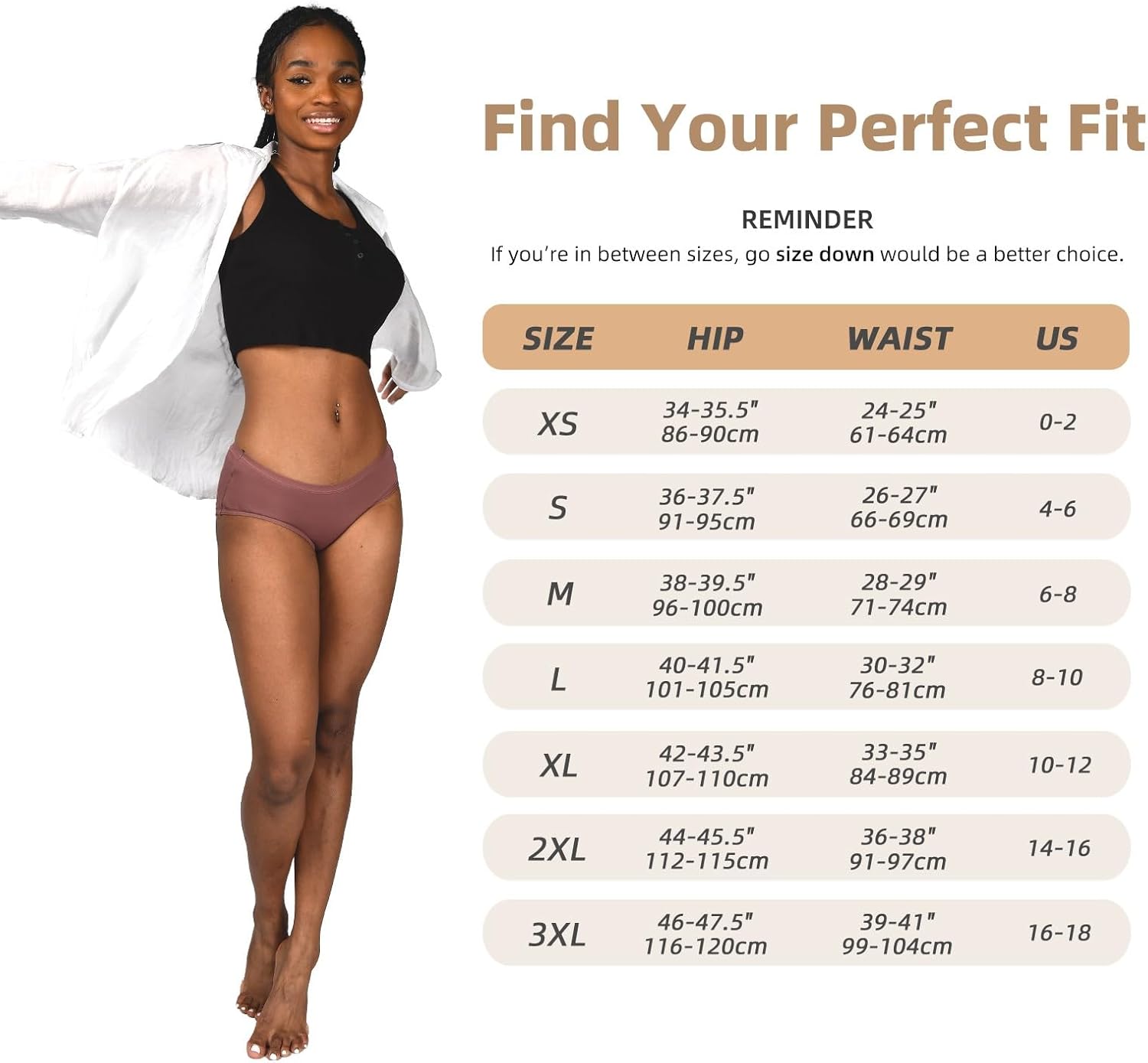 Ropa interior de período para mujer, de flujo pesado, suave, absorbente, para período, ropa interior a prueba de fugas