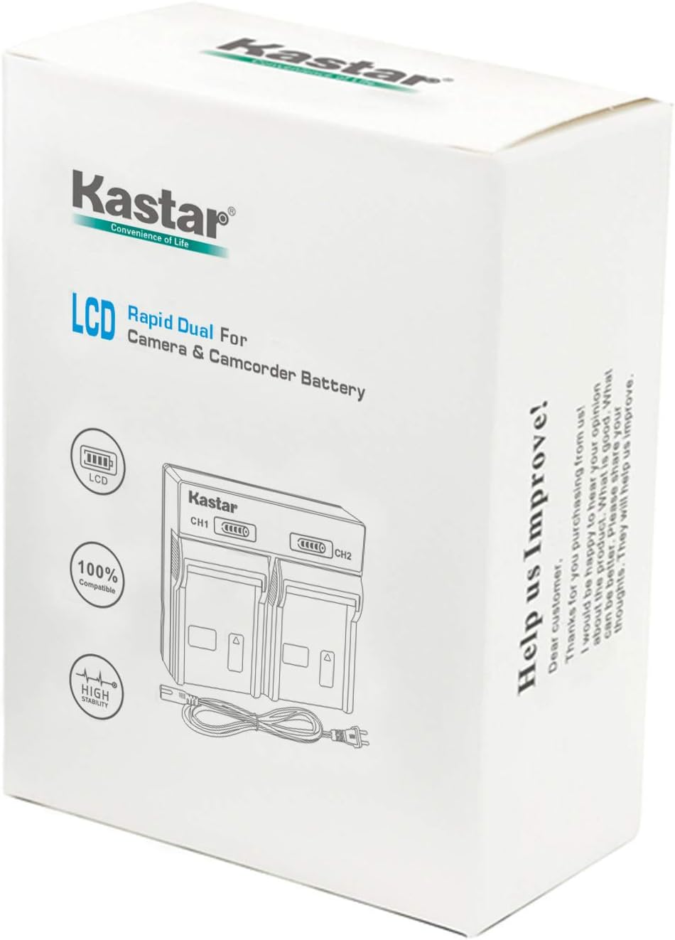 Kastar Cargador rápido LCD de repuesto para Canon BP-A30 BP-A60 BP-A65 BP-A90 US 0870C002 batería, Canon CG-A10 CG-A20 cargador y Canon EOS C200