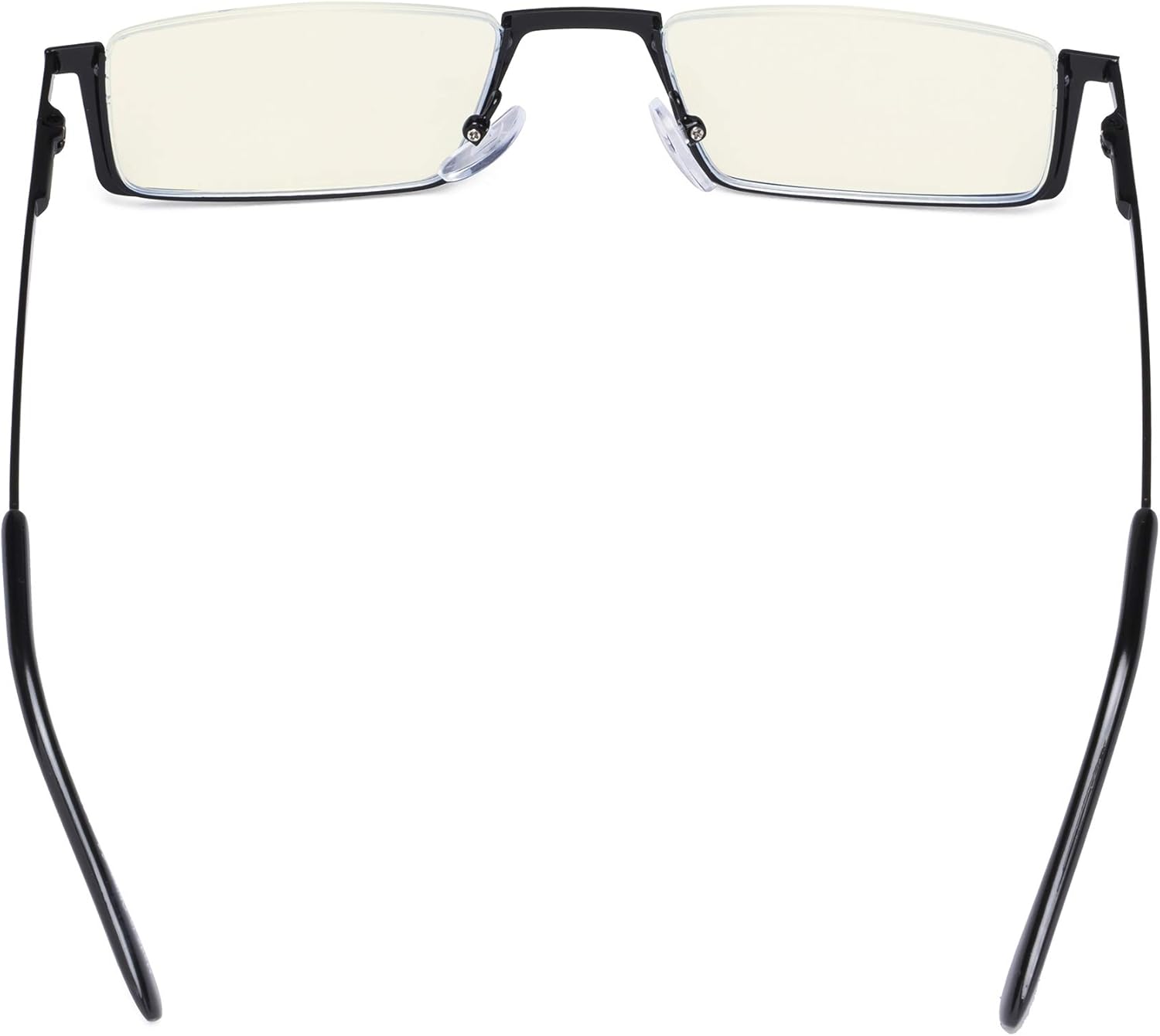 CessBlu Lentes de filtro de luz azul para hombres y mujeres, anteojos de lectura para computadora de lectura de media llanta