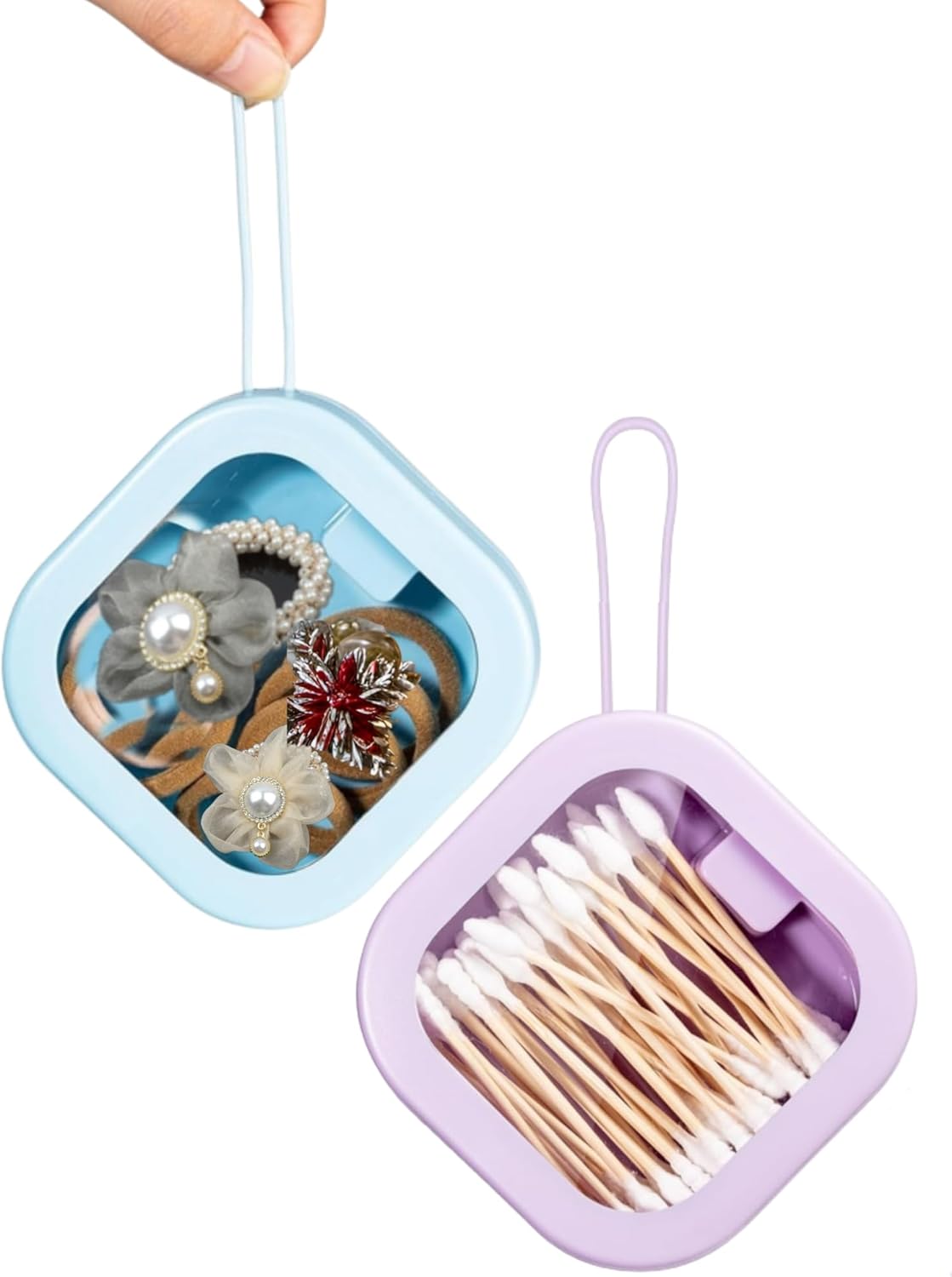 REVAXUP 2 organizadores de cintas para el cabello, organizador de almacenamiento de accesorios para el cabello de niñas, organizador de